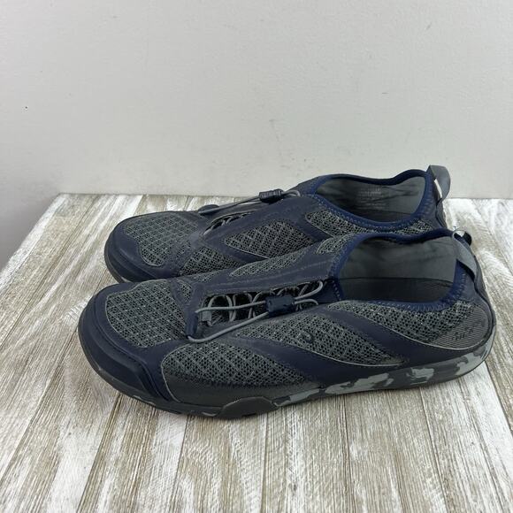 Olukai Eleu Trainer Water Shoes Mens 10 Blue Quick Dry Mesh Bungee 10284-26DE - Picture 2 of 16